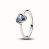 Bague Pandora Cercle de l'Éternité Bleu Azur