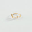 BAGUE FINE AGATHA BELOVED DORÉ ET CRISTAL