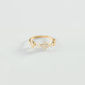 BAGUE FINE AGATHA BELOVED DORÉ ET CRISTAL