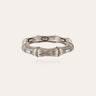GAS BIJOUX BRACELET BAMBOU STRASS ARGENTE