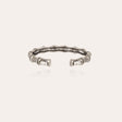 GAS BIJOUX BRACELET BAMBOU JONC STRASS ARGENTE