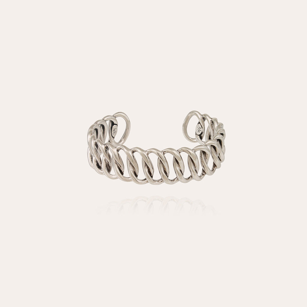 Gas Bijoux bracelet Bronx petit modèle argenté