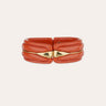 GAS BIJOUX BRACELET ECUME ROUGE DORE