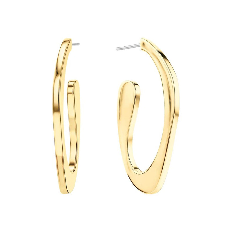 BOUCLES D'OREILLES CALVIN KLEIN HARMONIOUS CONNECTION SCULPTURAL