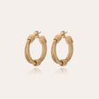 GAS BIJOUX BOUCLES D'OREILLES CREOLES ARIANE PETIT MODELE DOREES