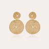 GAS BIJOUX BOUCLES D'OREILLES ONDE LUCKY PETIT MODELE DOREES