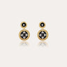 GAS BIJOUX BOUCLES D'OREILLES SEQUIN  DOREES