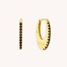 BOUCLES D'OREILLES MYA BAY BLACK STELLAR