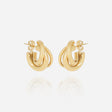 BOUCLES D'OREILLES ZAG LORNA ACIER DORÉ