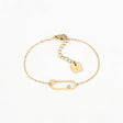 BRACELET ATOLL ZAG ACIER DORÉ
