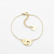 BRACELET ZAG BOW ACIER DORÉ