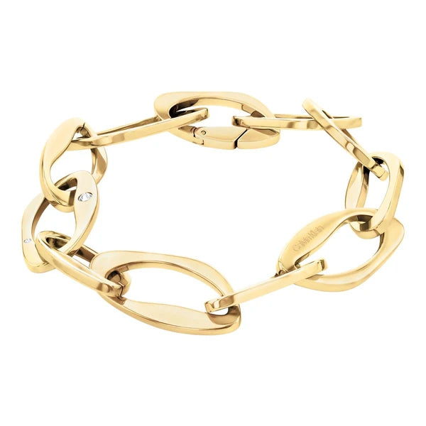 BRACELET CALVIN KLEIN HARMONIOUS CONNECTION SCULPTURAL DORÉ