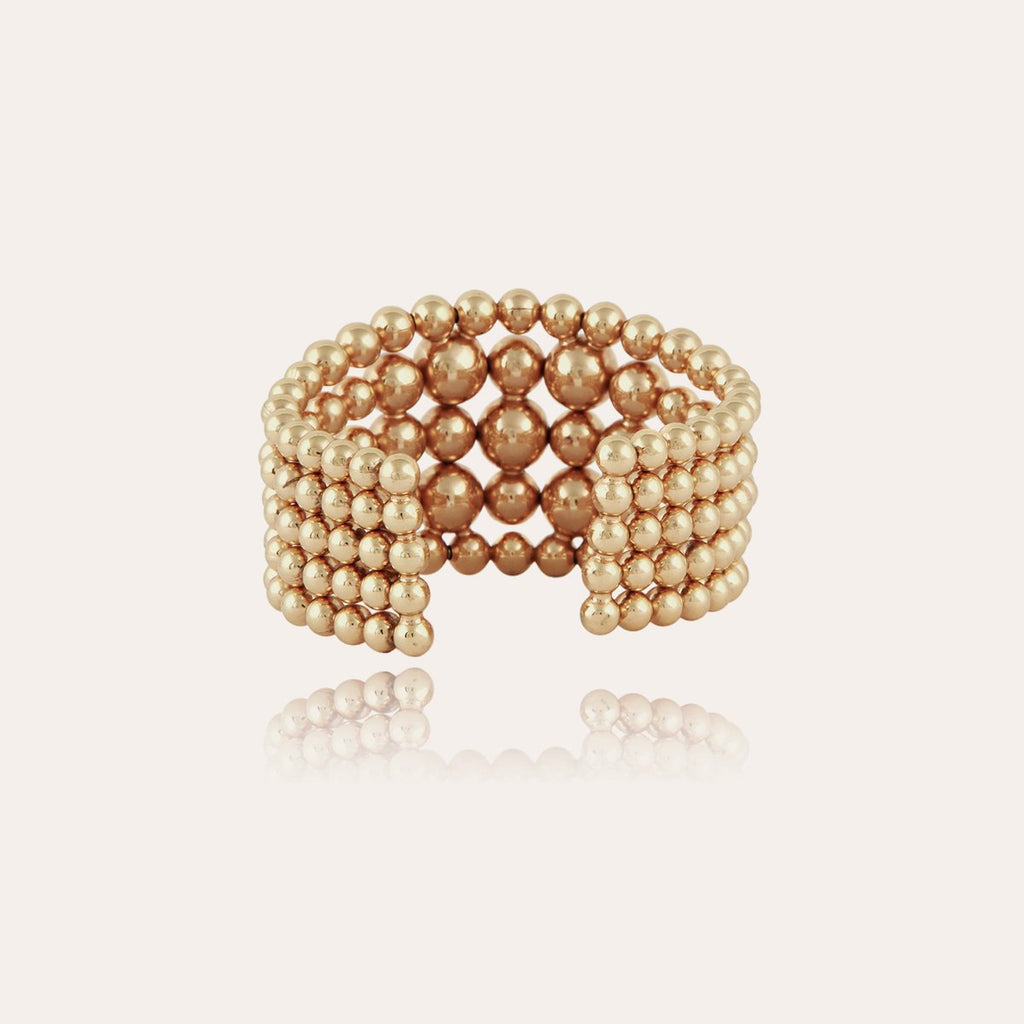 Gas Bijoux bracelet Multiperla doré