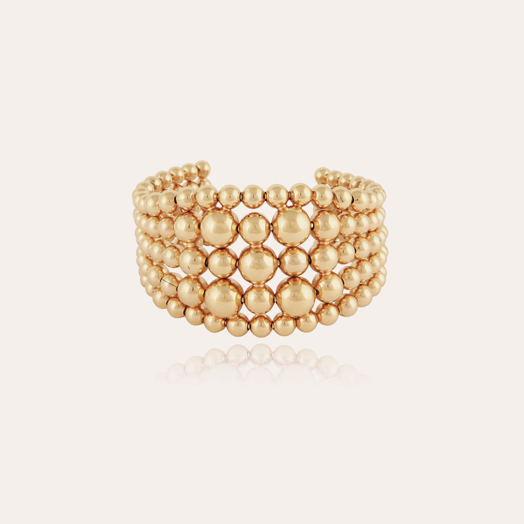Gas Bijoux bracelet Multiperla doré