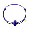 BRACELET MORGANNE BELLO OR JAUNE CORDON BLEU ROI LAPIS LAZULI
