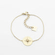 BRACELET ZAG AZTÈQUE ACIER DORÉ