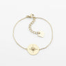 BRACELET ZAG AZTÈQUE ACIER DORÉ