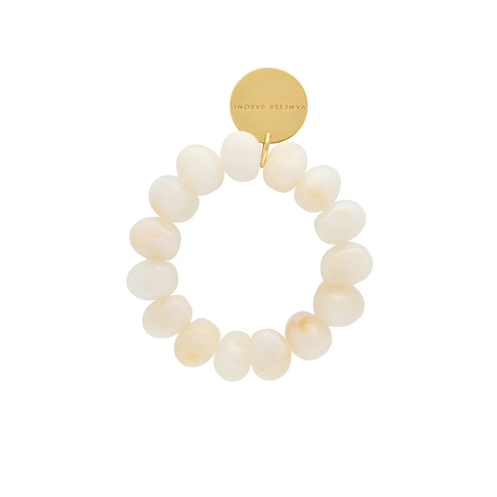 bracelet Stone Flex Pearl Marble Vanessa Baroni