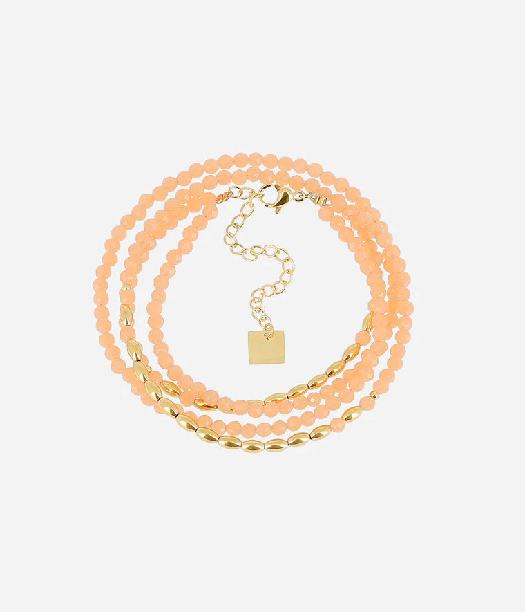 bracelet multi-rangs Zag Bijoux Ayano Nude