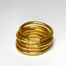 Jonc Bouddhiste Mantra Gold - Maison Izel
