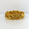 Jonc Bouddhiste Maxi Tressé Gold- Maison Izel