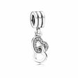Charm Pandora Pendant Cœurs Entrelacés