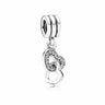Charm Pandora Pendant Cœurs Entrelacés