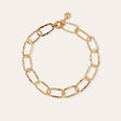 GAS BIJOUX COLLIER MAILLE OVALE GRAND MODELE DORE