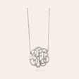 GAS BIJOUX COLLIER ARABESQUE ARGENTE GRAND MODELE