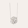 GAS BIJOUX COLLIER ARABESQUE ARGENTE GRAND MODELE