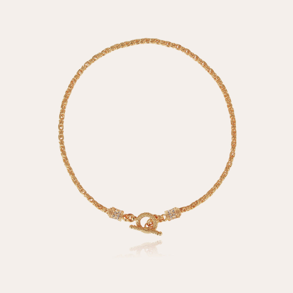 Gas Bijoux collier Maglia doré