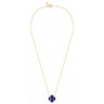 COLLIER VICTORIA LAPIS LAZULI OR JAUNE