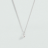 COLLIER AGATHA MI-LONG ODÉON ARGENT