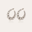 GAS BIJOUX BOUCLES D'OREILLES CREOLES ANDY PETIT MODELE ARGENTEES