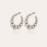 GAS BIJOUX BOUCLES D'OREILLES CREOLES ANDY PETIT MODELE ARGENTEES
