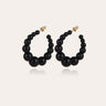 GAS BIJOUX BOUCLES D'OREILLES CRÉOLES ANDY PETIT MODELE NOIR
