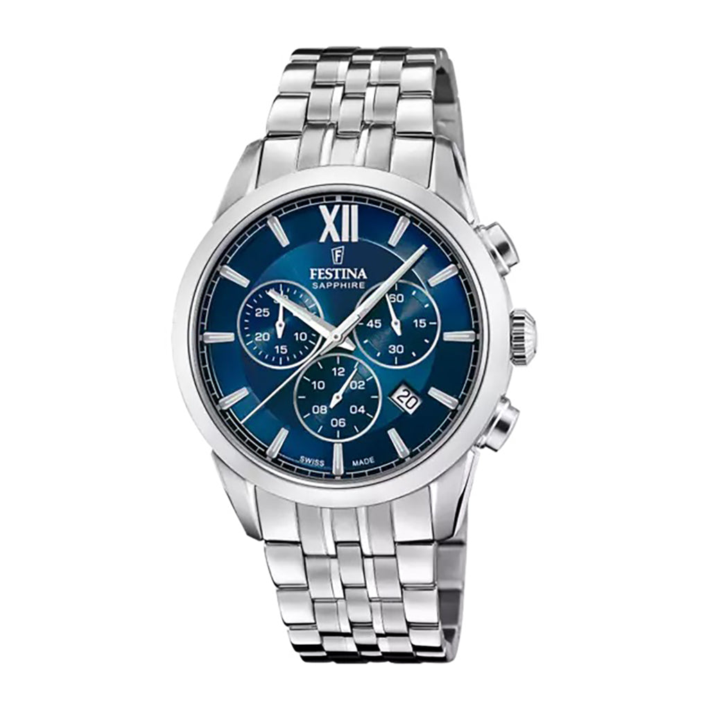 MONTRE FESTINA SWISS MADE F20040/2 BLEU