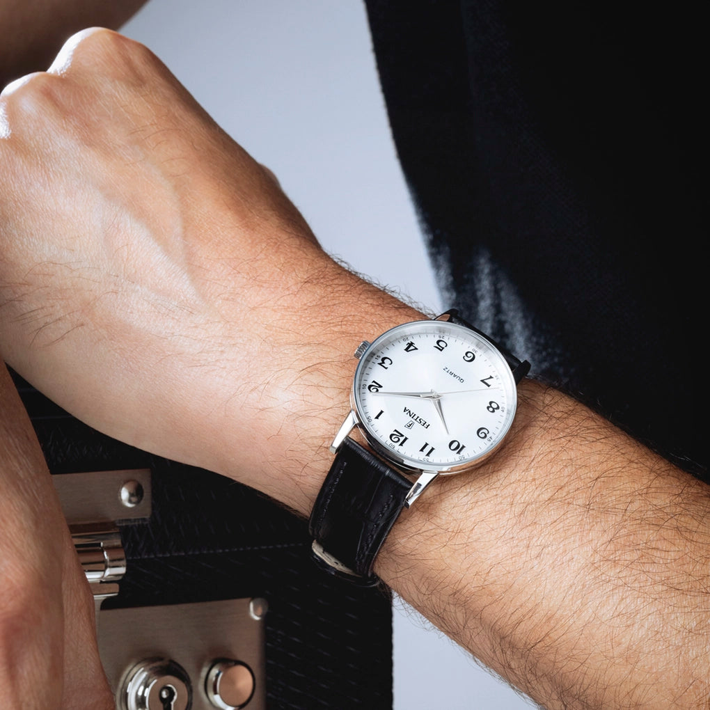 Montre Festina Homme F20690/1 – Cadran blanc & boîtier acier inoxydable
