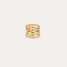 GAS BIJOUX BAGUE ETINCELLE CABOCHON DOREE