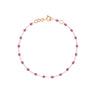 CHAINE DE CHEVILLE GIGI CLOZEAU OR ROSE 24 CM
