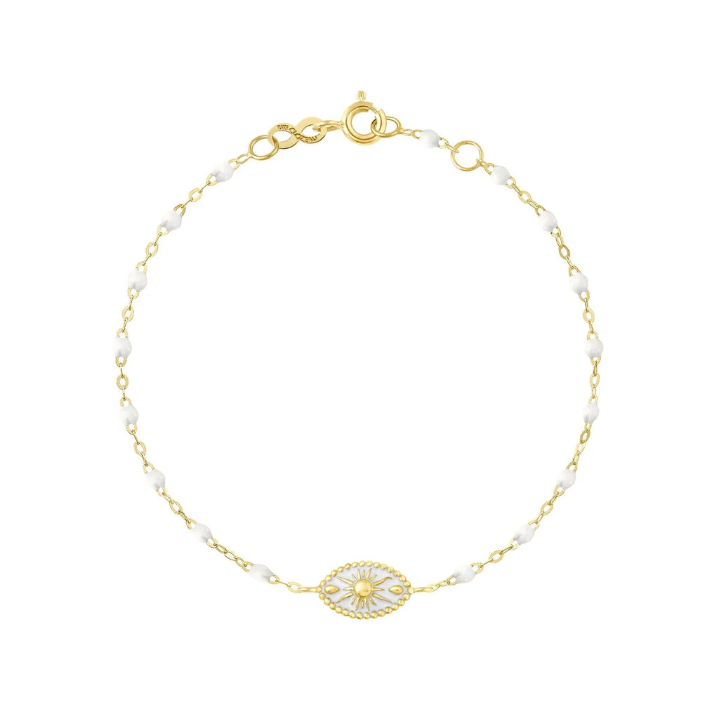 Bracelet Gigi Clozeau Or Jaune Karma blanc