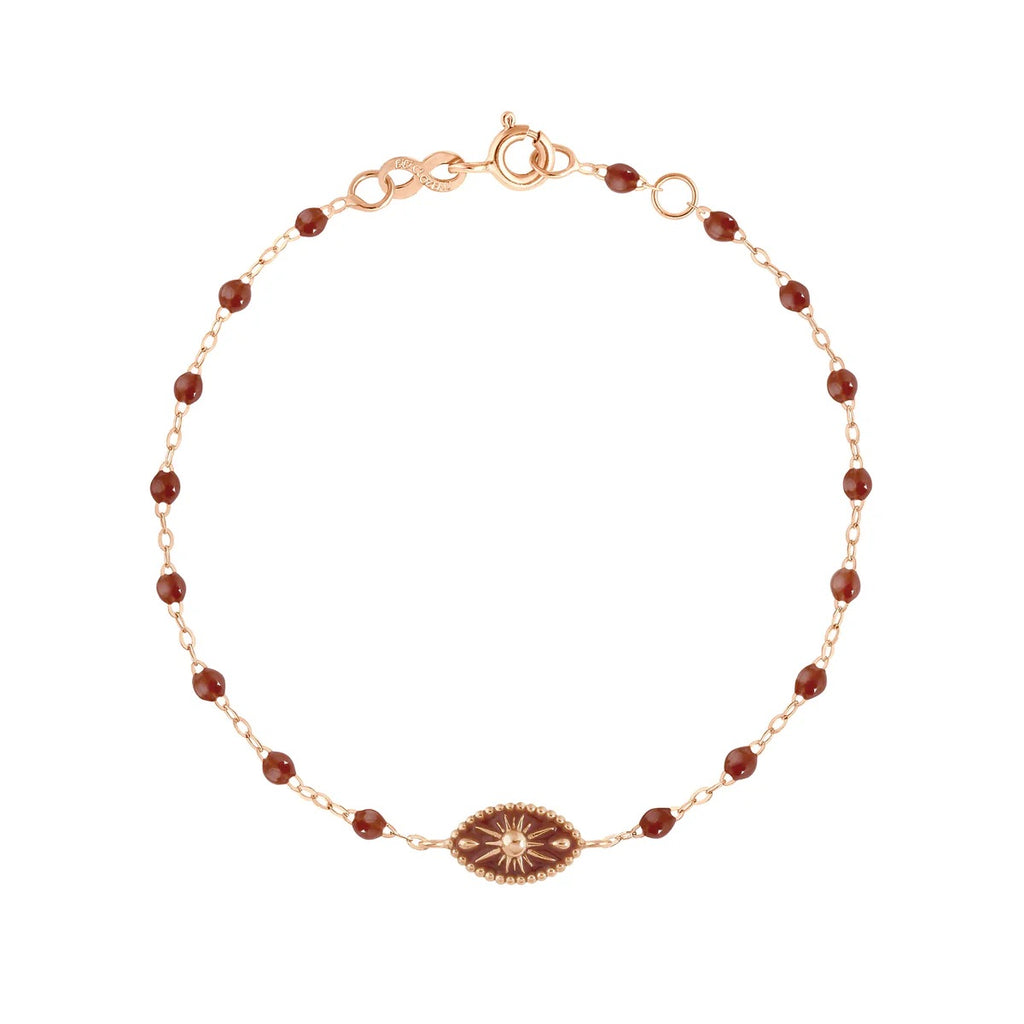 Bracelet Gigi Clozeau Or Rose Karma moka