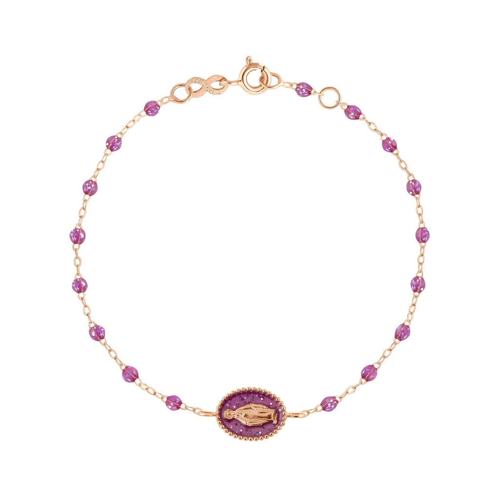Bracelet Gigi Clozeau Or Rose Madone galaxy