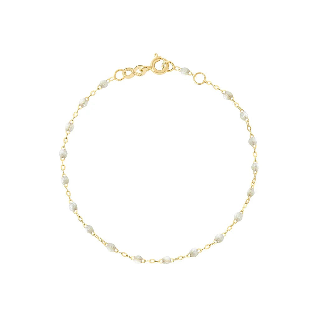 chaine de cheville gigi clozeau or jaune opale 24cm