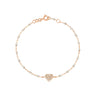 BRACELET GIGI CLOZEAU BLANC OR ROSE IN LOVE DIAMANTS
