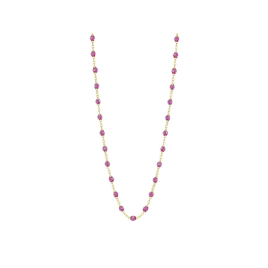 COLLIER GIGI CLOZEAU OR JAUNE GALAXY 45 CM