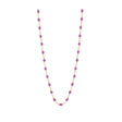 COLLIER GIGI CLOZEAU OR ROSE 50 CM