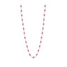 COLLIER GIGI CLOZEAU OR ROSE 50 CM