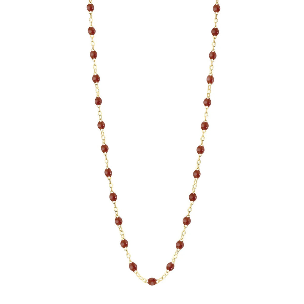 Collier Gigi Clozeau moka or jaune 50cm