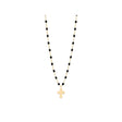COLLIER GIGI CLOZEAU OR JAUNE CROIX